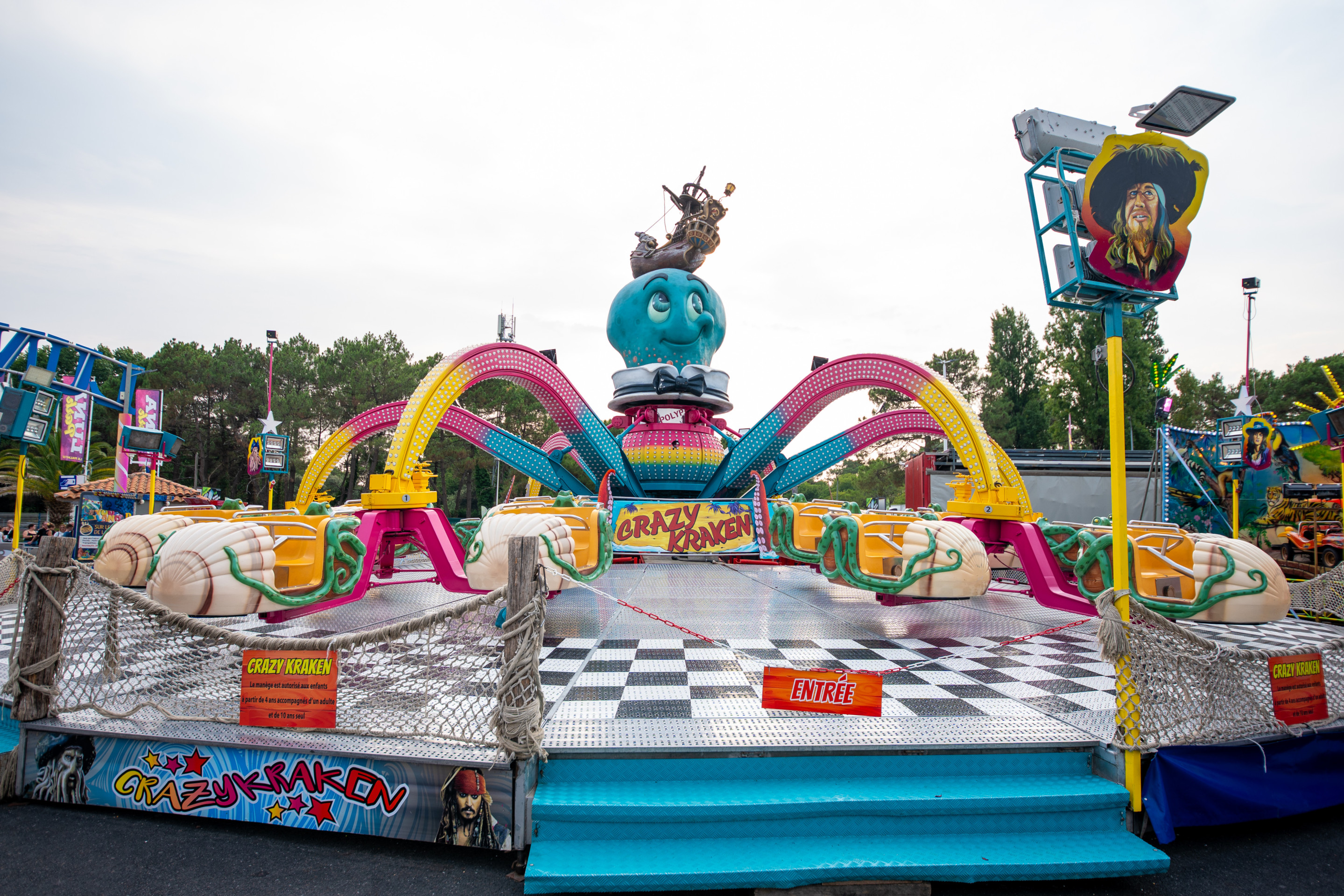 Luna Park La Palmyre Crazy Kraken