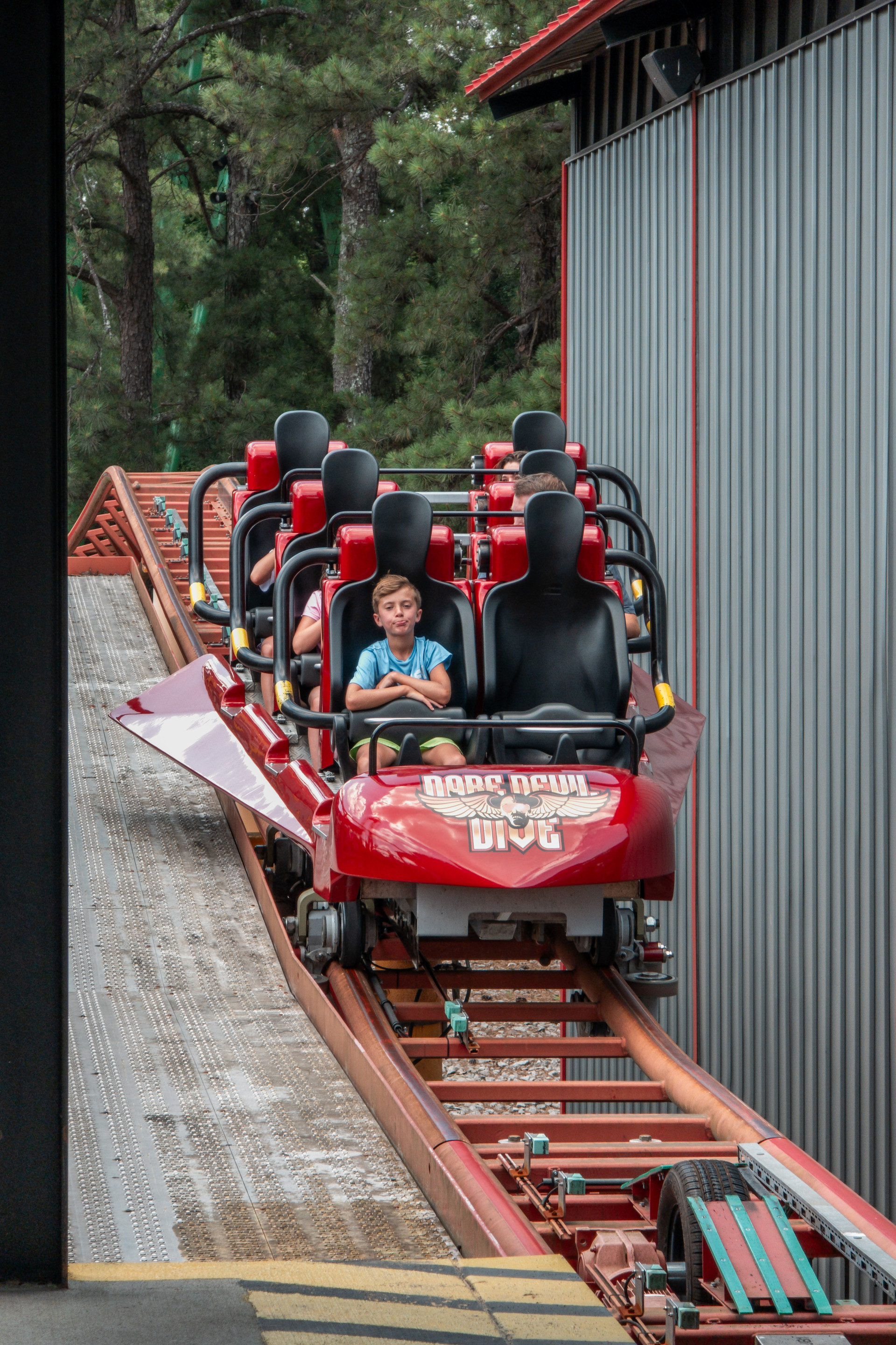 Six Flags Over Georgia Dare Devil Dive Coaster