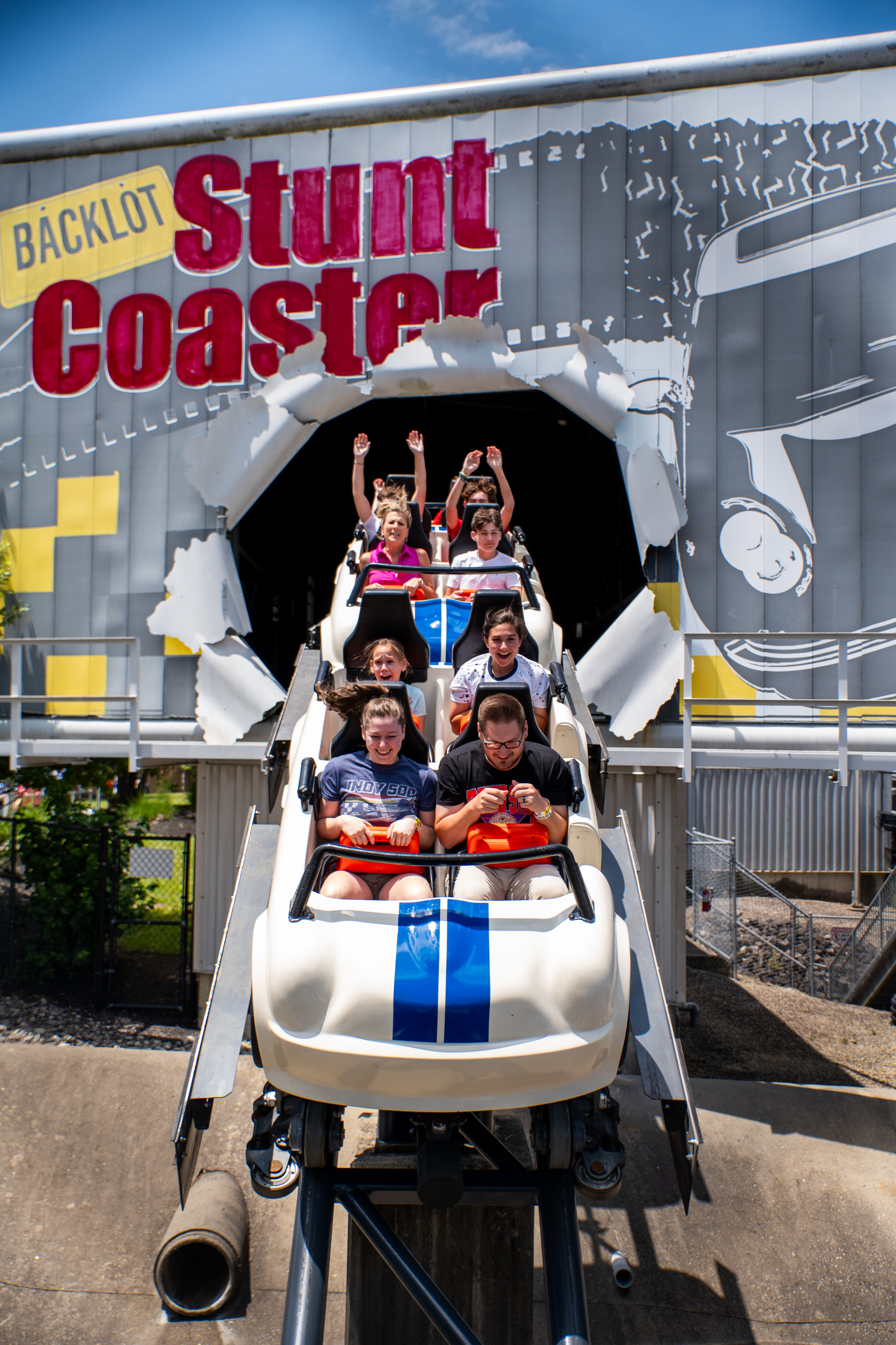 Kings Island Backlot Stunt Coaster